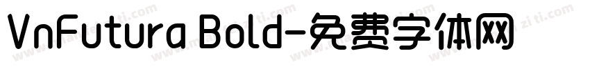 VnFutura Bold字体转换